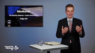 Bibelkunde Sprüche (4/4)