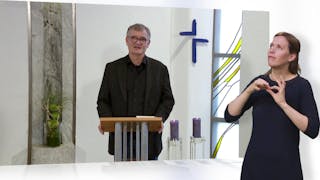 Jesus im Blaumann