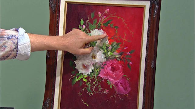 Rosen und Pfingstrosen