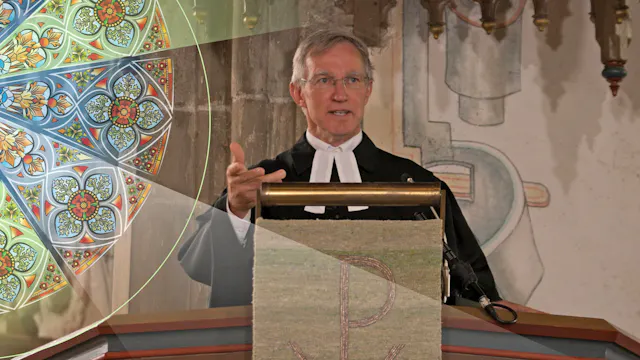 Glaubensweg des Ev. Gemeindeblatts in der Johanneskirche Crailsheim mit Pfarrer Uwe Langsam